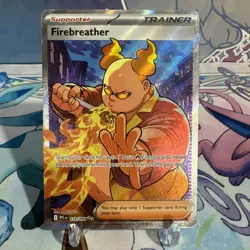 Firebreather 119/094 Phantasmal Flames Full Art NM Pokemon Trading Card - Image 1