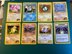 Pokemon Cards 1999 Gym Heroes LP/MP Set Non-Holo YOU CHOOSE! - Image 1