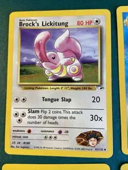 Pokemon Cards 1999 Gym Heroes LP/MP Set Non-Holo YOU CHOOSE! - Image 3