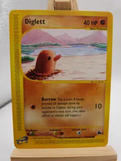 Pokemon Common Card : Diglett 50/144 ( Skyridge Set) - Image 1