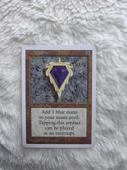 *P R 0 X Y* Mtg Magic The Gathering Mox Sapphire Trading Card *P R 0 X Y* Card - Image 1