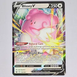 Blissey V 119/198 Chilling Reign Holo Ultra Rare Pokemon Card TCG English NM - Image 1