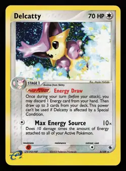 Delcatty 5/109 Holo Rare EX Ruby & Sapphire Pokemon Card - Image 1