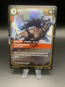 Riftbound TCG Origins Tryndamere FOIL #034/298 Rare Champion -League of Legends - Image 1