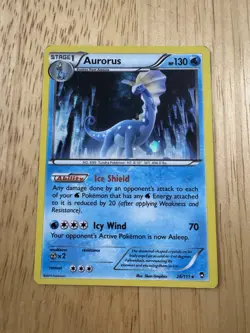 Aurorus 26/111 Furious Fists Cosmos Holo Rare Pokemon Card - Image 1