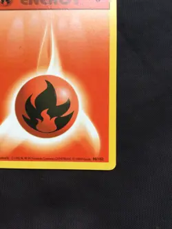 Pokemon Cards: Base Set 1st Edition Common: Fire Energy 98/102 - Image 4
