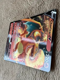 2023 Pokemon TCG Crown Zenith Charizard V Ultra Rare Card 18/159 LP - Image 3