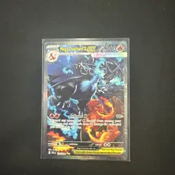 Mega Charizard X ex 125/094 Me02: Phantasmal Flames Holo pokemon card - Image 1