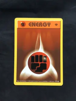 Pokemon Cards: Base Set 1st Edition Common: Fighting Energy 97/102 - Image 1