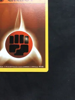 Pokemon Cards: Base Set 1st Edition Common: Fighting Energy 97/102 - Image 4