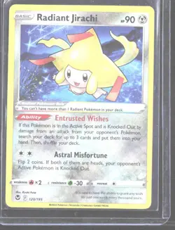 Pokemon - Pokemon Prize Pack Series Cards Radiant Jirachi #120/195 - Image 1