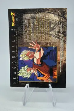 Carte Dragon Ball Z DBZ Trading Cards Chromium 85 Amada 1995 Goku Holo Foil - Image 2