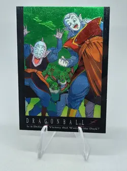 Carte Dragon Ball Z DBZ Trading Cards Chromium 91 Amada 1995 Kaioshin Holo Foil - Image 1