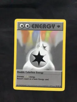Pokemon Cards: Base Set 1st Edition Uncommon: Double Colorless Energy 96/102 - Image 1