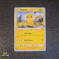 Pokemon Card - RARE Indonesia Pikachu Promo 240/S-P Indomaret Stamp NM - Image 1