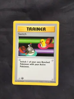 Pokemon Cards: Base Set 1st Edition Common: Switch 95/102 - Image 1