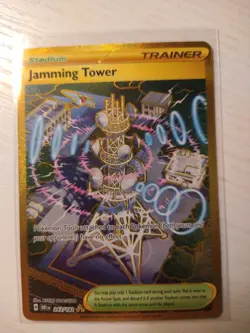 Pokemon TCG Trainer Jamming Tower Card 243/182 Destined Rivals - Image 1
