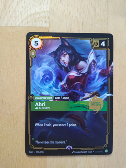 Ahri Alluring - Riftbound Launch - Exclusive Promo Card 2025 - Image 1