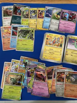 Pokemon Destined Rivals / Twilight Masquerade Bulk Lot 200 Cards + 23 Holos - Image 1
