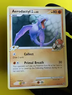 Pokemon Card TCG - Aerodactyl 55/111 - Rising Rivals 2009 Pokemon TCG - Image 1