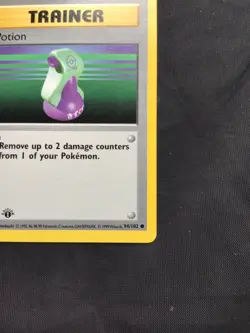 Pokemon Cards: Base Set 1st Edition Common: Potion 94/102 - Image 4