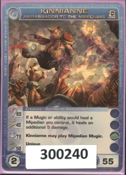 (300240) KINNIANNE 65/45/75/50/55 SUPER RARE Premium Pack Foil Chaotic Card - Image 1