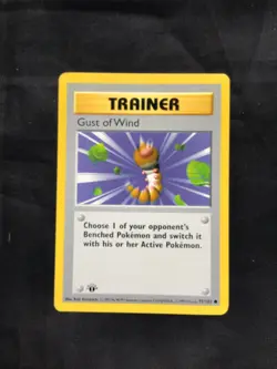 Pokemon Cards: Base Set 1st Edition Common: Gust of Wind 93/102 - Image 1