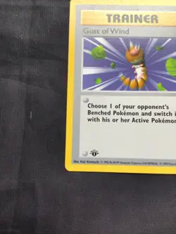 Pokemon Cards: Base Set 1st Edition Common: Gust of Wind 93/102 - Image 5