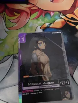 Gundam Card Game - Mikazuki Augus C+ Alt Art - Near Mint ST05: Iron Bloom - Image 2