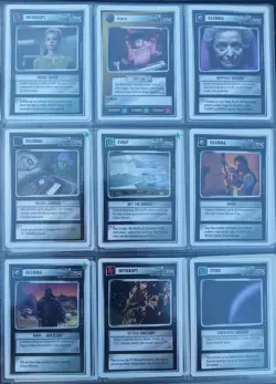 Lot Of 500 Star Trek Next Generation CCG White Border Cards Paramount 1994 - Image 2