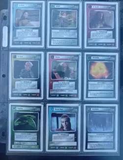 Lot Of 500 Star Trek Next Generation CCG White Border Cards Paramount 1994 - Image 3