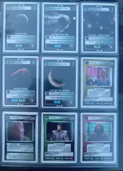 Lot Of 500 Star Trek Next Generation CCG White Border Cards Paramount 1994 - Image 4