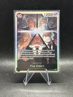 Five Elders OP13-082 SR Carrying on His Will - ONE PIECE Card Game English - Image 1