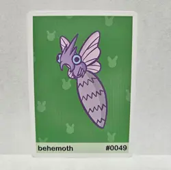 Pookiemoot Behemoth #49 Venomoth Parody Card Fan Art Derpy - Image 1