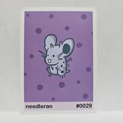 Pookiemoot Needleran #29 Nidoran Parody Card Fan Art Derpy - Image 1