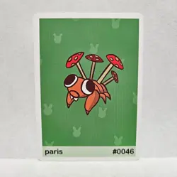 Pookiemoot Paris #46 Paras Parody Card Fan Art Derpy - Image 1