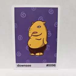 Pookiemoot Downsee #96 Drowzee Parody Card Fan Art Derpy - Image 1