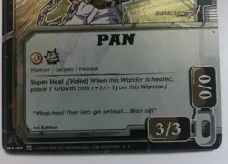 Pan Rare 1st Edition Foil card WA-127 for 2008 Bandai Dragon Ball Z ccg tcg - Image 5
