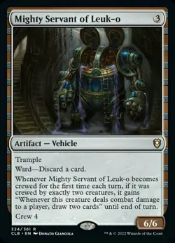 x1 Mighty Servant of Leuk-o - Foil R MTG Commander Legends: Battle for Baldur's - Image 1