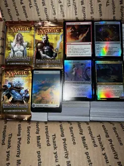 Magic: The Gathering Bulk Lot 15+ Lbs w/Boosters, full art lands, & foils (5) - Image 1