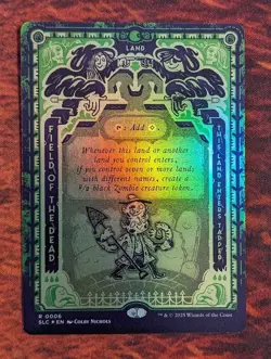 Field of the Dead 0006 Near Mint NM FOIL SLC Secret Lair Encyclopedia Magic MTG - Image 1
