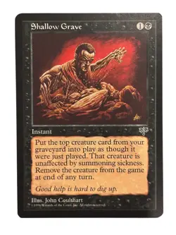 MTG Shallow Grave LP Light Play Mirage [4861] - Image 1