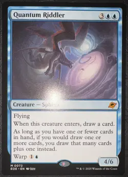 1x Quantum Riddler Edge of Eternities Regular | Unplayed - Image 1