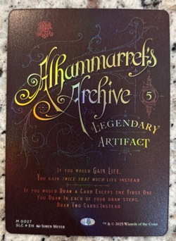 Magic the Gathering Alhammarret's Archive FOIL Secret Lair Encyclopedia MTG (c) - Image 1