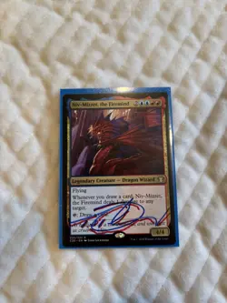MTG Todd Lockwood Signed Niv-Mizzet, the Firemind NM Rare - Image 1