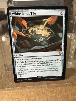 MTG White Lotus Tile Avatar NM Mythic - Image 1