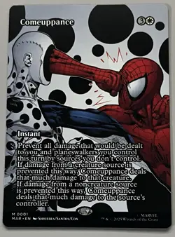 MTG Marvel Universe Comeuppance Instant MYTHIC REGULAR #0001 - Image 1