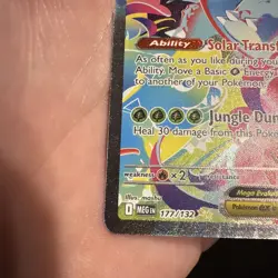 Mega Venusaur EX SIR 177/132 Mega Evolution English Pokemon TCG Near Mint Card - Image 3