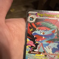 Mega Venusaur EX SIR 177/132 Mega Evolution English Pokemon TCG Near Mint Card - Image 4