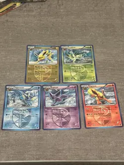 Pokemon Plasma Freeze Eeveelutions Lot Espeon Leafeon Glaceon Vaporeon Flareon - Image 1